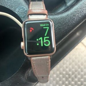 Series 3 Apple Watch for sale. Gently used. Rose gold $100 obo